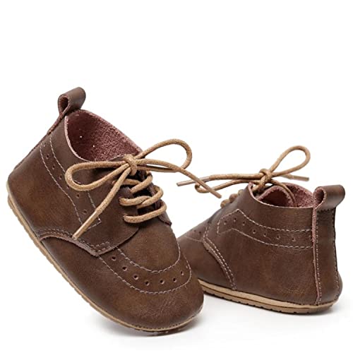 Greceen Infant Baby Boys Girls Leather Loafers Comfort Oxford Dress Wedding Shoes First Walker Outdoor Shoes Crib Shoes