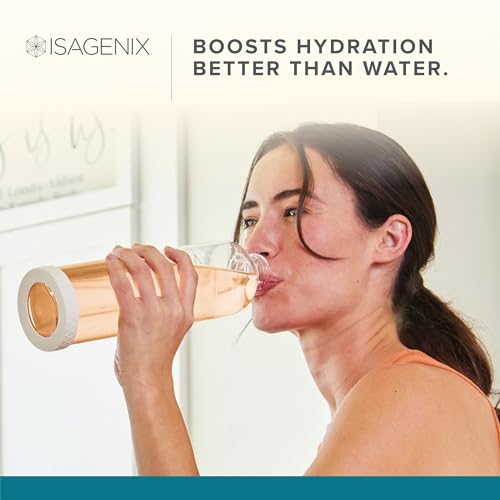 Isagenix Hydrate - Superior Hydration with 1625+ mg of Essential Electrolytes - No Added Sugar - Orange Flavor - 0.1 oz St...