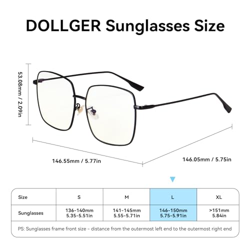 Dollger Blue Light Blocking Glasses women Anti Glare UV Filter Computer Gaming Glasses Retro matal square Eyeglasses Frame