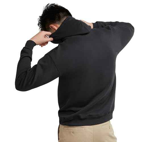 Hanes EcoSmart Hoodie, Midweight Fleece, Pullover Hooded Sweatshirt for Men