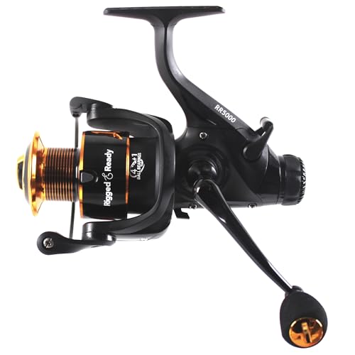 Rigged & Ready Predator Max P-S-B & Spin Reel 5000 + Spare Spool & Bag | 4+1 Bearings | Salt/Freshwater | Compact Travel R...