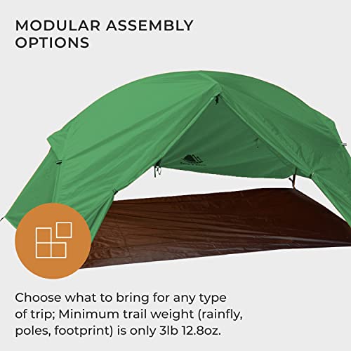 Hyke & Byke Zion Hiking & Backpacking Tent - 3 Season Ultralight, Waterproof Tent for Camping w/Rain Fly and Footprint - 1...