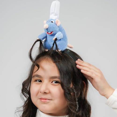 YUESE Funny Rat Chef Headband for Adults & Kids – Cute Mouse Costume with Chef Hat – Cooking Theme Party Hair Accessory – ...