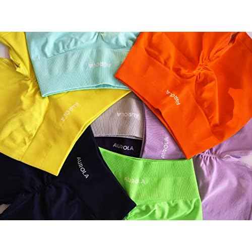 AUROLA Dream Collection Women Workout Shorts High Waist Gym Shorts, Scrunch Butt Seamless Athletic Shorts