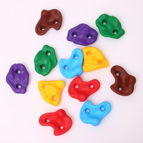 Youeon 18 Pcs Tree Climbing Holds with 9 Ratchet Straps, Outdoor Tree Climbing Kit, Outdoor, Backyard, Gym, Obstacle Cours...