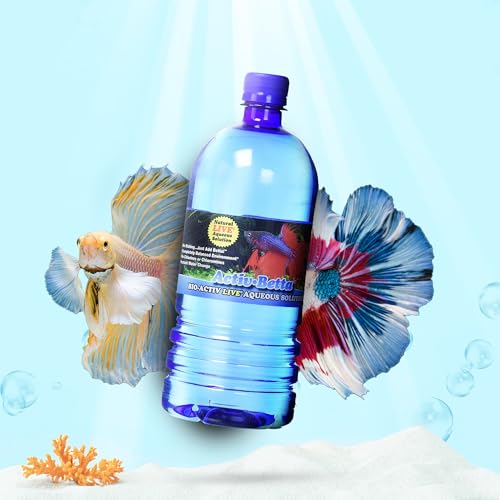 Activ Betta Water for Aquarium Décor, 33.8 fl.oz. - Premium Water Conditioner for Betta Fish Tanks, Enhances Water Quality...