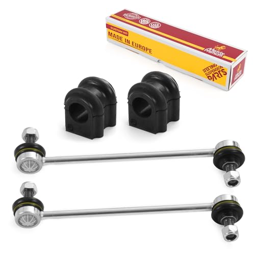 Metrix Premium Chassis Parts - 4 PC L/R Front Sway Bar Stabilizer End Link & Front Stabilizer Bar Bushing Kit Fits 07-10 K...