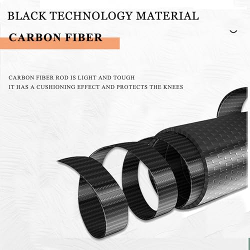 OKHEALING Trekking Poles Ultralight Carbon Fiber Folding Trekking Poles Set of 2, Hiking Poles with Moisture Wicking Handl...