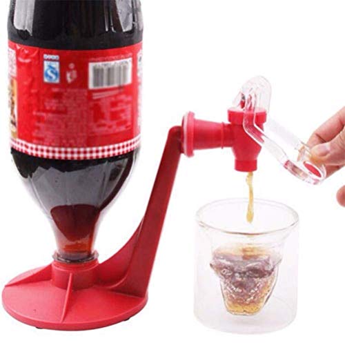 Soda Dispenser, Drinking Fountain JTLB 23 x 10 x 9 Portable Switch Drinker Hand Pressure Water Bottle Inverted Water Drink...