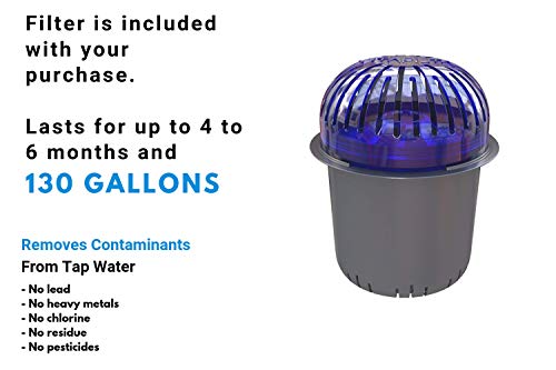 VitaFilta Countertop & Desktop Water Filter and Cooler - Adjustable Temperature Cold Water Dispenser with Advanced Filtrat...