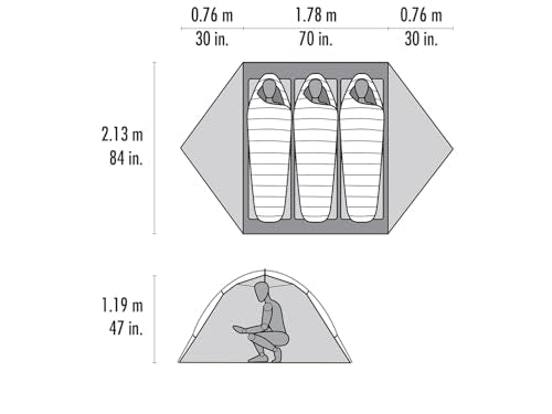 MSR Access 3-Person Lightweight 4-Season Tent