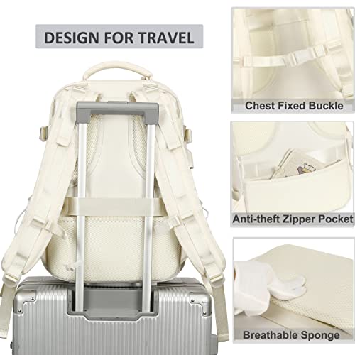 Travel Backpack for Women Men 17 Inch Laptop Backpacks with USB Port Carry on Bag Airline Approved Large College School Bo...
