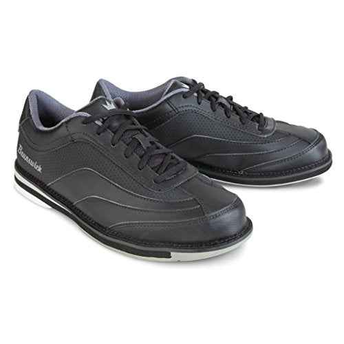 Brunswick Men's Rampage Wide Bowling Shoes, Black, Size 9.5