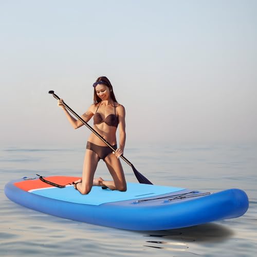 MADOG Stand Up Paddle Board Yoga Board with Pump, Paddle, Storage Bag, Repair Bucket, Fin, Foot Rope for Adults & Youth, M...