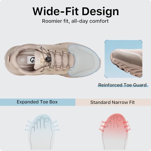 FREE SOLDIER Men's Trail Running Hiking Tactical Shoes - Breathable Lightweight Non-Slip Outdoor Sneakers for Walking Gym ...
