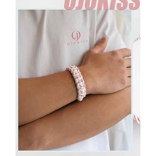 Baseball Bracelet for Teens, Adjustable 7-10 inchs Wrist Fit and Braided Rope Bracelets with Quote Card as 8-12 Year Old Teen Gifts for Son Grandson Brother Friends