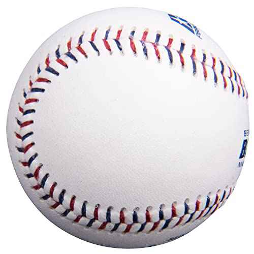 Baden Ballistic Leather Pitching Machine Baseballs | Durable Leather Construction for Consistent Performance, 12-Pack