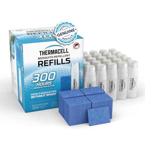 Thermacell Mosquito Repellent Refills; Compatible with Any Fuel-Powered Thermacell Repeller; Highly Effective, Long Lasting, No Spray or Mess; 15 Foot Zone of Mosquito Protection
