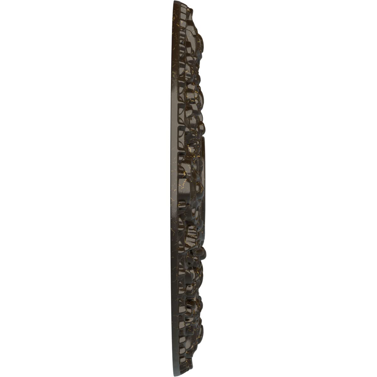 Ekena Millwork Cm18Roshc Rose Ceiling Medallion, 18 Od X 3 1/2 Id X 1 1/2 P, Stone Hearth Crackle