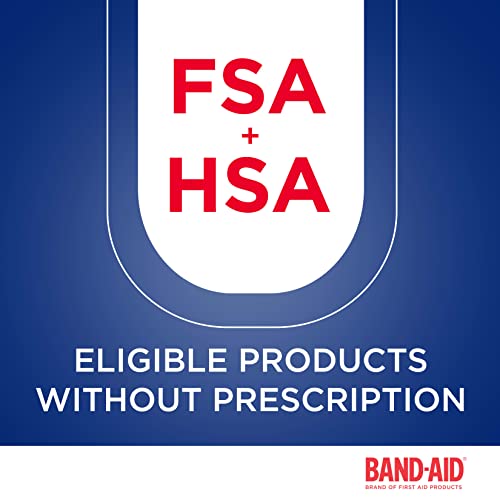 BAND-AID Brand Clear Waterproof Adhesive Bandages, Sterile First-Aid for Minor Wounds, Cuts & Scrapes, Clear Bandages with...