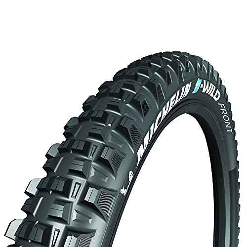 Michelin E-Wild Front Mountain Bike Tire for Hard, Dry, Soft and Mixed Terrain, GUM-X3D Compound, 27.5 x 2.60 inch