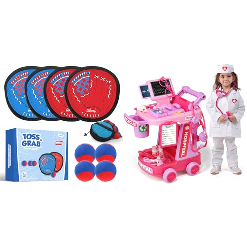 Liberry Toddler Toys for 3+ Years Old Boys Girls Christmas Birthday Gift, Baseball Glove & Ball Set and Pretend Doctor Kit...