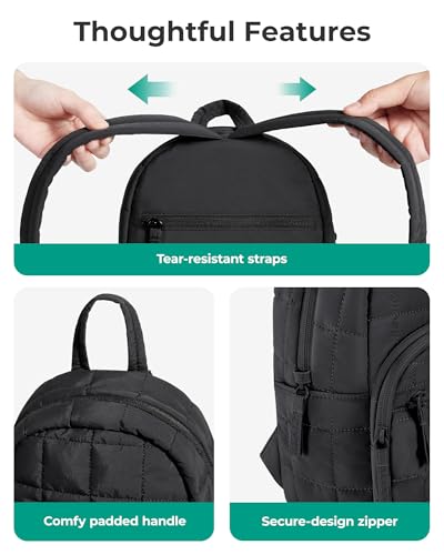 BAGSMART Mini Backpack for Women, Lightweight Small Backpack Purse, Fashion Causal Daypack for Work College, Water Resista...