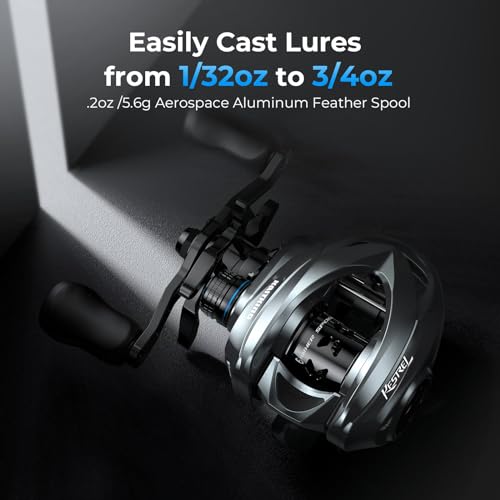 KastKing Kestrel Baitcasting Fishing Reel & KastKing Crixus Fishing Rods