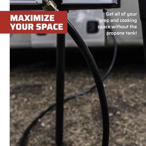 Camp Chef RV Connection Hose Type 250 male quick connect 8' hose