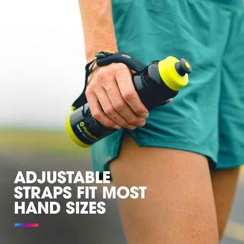 HydraPak Tempo Pro 400ml - Handheld Running Squeeze Bottle for Training and Race Day Hydration with Removable Strap (400ml/13oz) - White