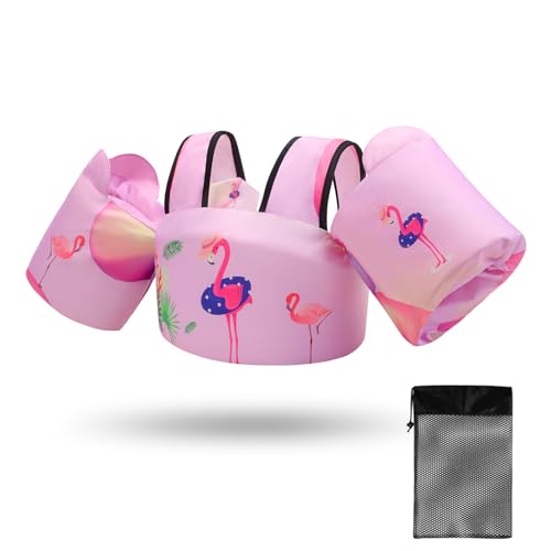 Elejolie Toddler Swim Vest for Child Learn Swiming Training,Infant Safety Swimmies Aid Jacket for Kids 2 3 4 5 6 Years Ol...