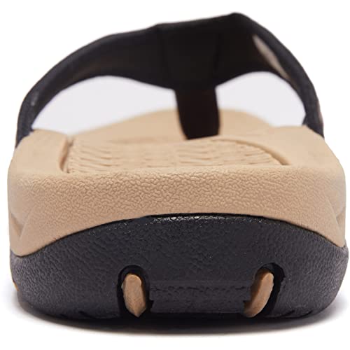 KIIU Mens Thong Sandals Indoor and Outdoor Beach Flip Flop