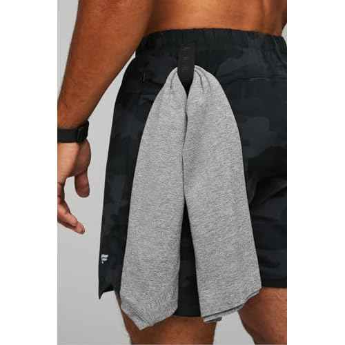Fabletics Men's The One Short (Unlined), Training, Swimming, Lightweight, Quick-Dry, Zip Pocket, Stretch Woven
