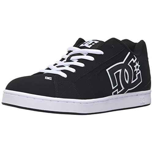 DC Men's NET Shoe, Black/Black/White, 9 D US