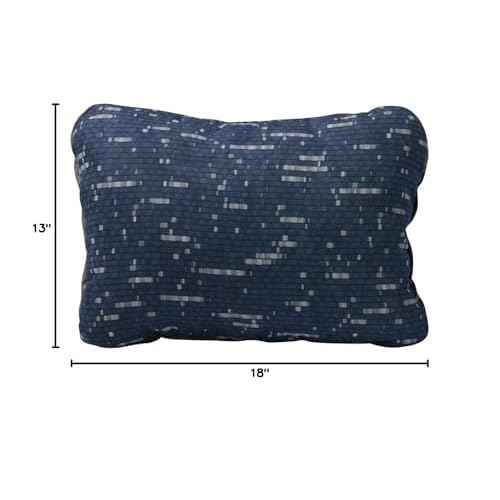 Therm-a-Rest Compressible Cinch Camping and Backpacking Pillow, Regular - 14 x 18 Inch, Warp Speed Print