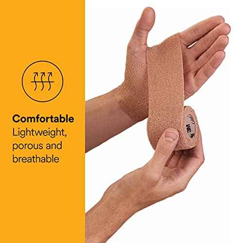 3M¢â Coban¢â Self-Adherent Wrap 1583, US Pallet, 3 Inch x 5 Yards, 24 Wraps/Case