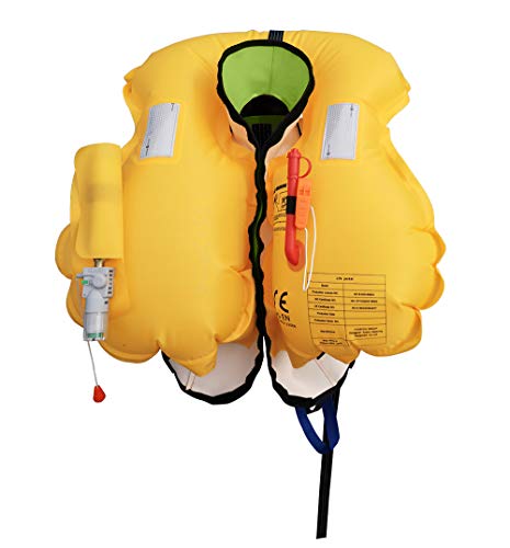 Premium Quality Automatic/Manual Inflatable Life Jacket Life Vest Inflate Survival Aid PFD 275N Buoyancy for Adult XXXL Size