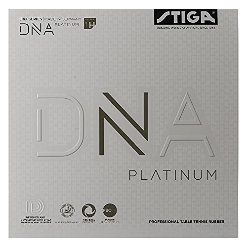 STIGA DNA Platinum H Table Tennis Rubber | Hard Professional Table Tennis Sheet for Maximum Control & Powerful Spins - Full Stroke Control - Made in Germany