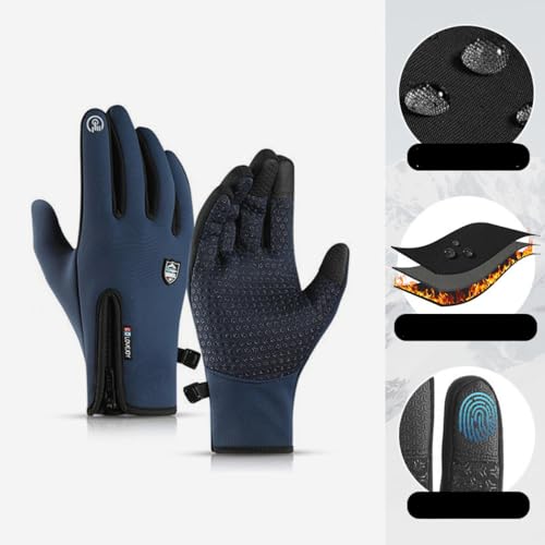 Winter Waterproof Ski Snow Warm Gloves for Men Women Windproof Cold Weather for Cycling Sports Outdoor Daily Work