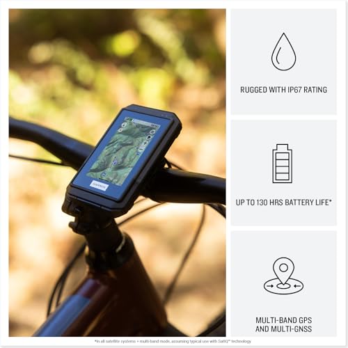 Garmin eTrex® Touch, Rugged, Easy-to-Use GPS Handheld Navigator, Color Touchscreen, Preloaded Maps with Routable Trails an...