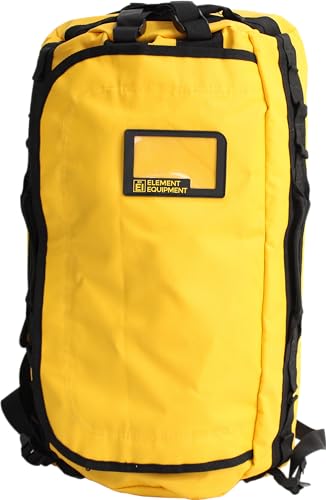 Element Equipment Trailhead Duffel Bag Shoulder Straps Waterproof Yellow Medium