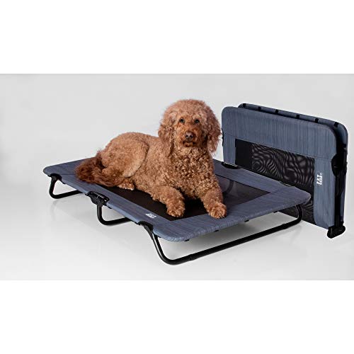 Pet Gear Lifestyle Pet Cot Elevated Bed | No Assembly Required | Premium Tear Resistant Cooling Mesh | Indoor & Outdoor | ...