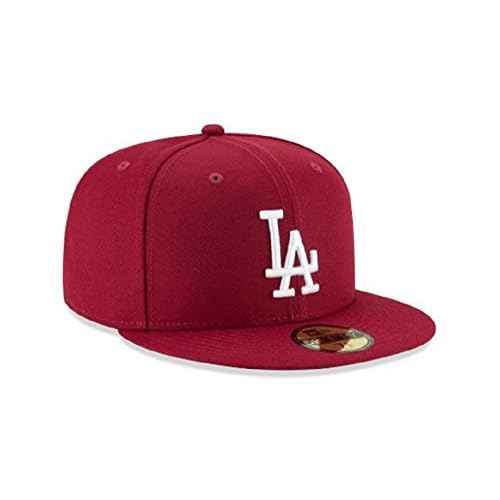New Era Men Los Angeles Dodgers Cardinal Basic 59Fifty Fitted