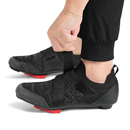 Unisex Cycling Shoes Compatible with Peloton Bike & SPD Indoor Road Riding Biking Bike Shoes with Delta Cleats Included fo...