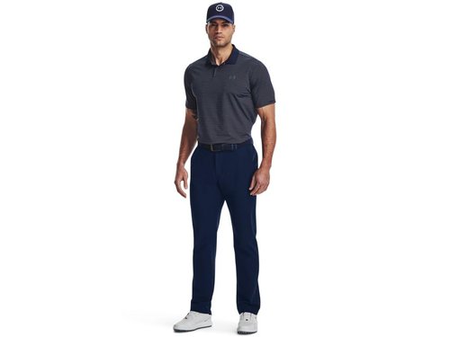 Under Armour 1377376-410-LGT Men's UA Matchplay Stripe Polo MDN LGT