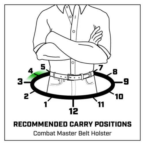Galco Combat Master Belt Holster for Beretta 92F / FS