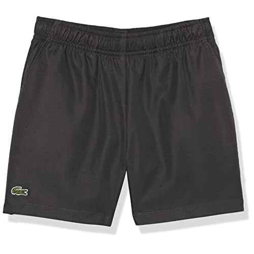 Lacoste Boys' Solid Taffeta Tennis Shorts