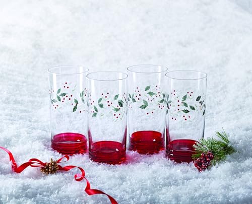 Pfaltzgraff Winterberry Cooler Glasses (20-Ounce, Set of 4)