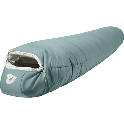 Retrospec Dream Mummy Sleeping Bag - 5, 15, & 30°F Cold Weather Camping & Travel Essential Gear with Water - Resistant She...