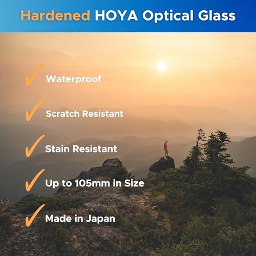 Hoya Evo Antistatic 49Mm Filter - Premium Optical Glass W/ 16-Layer Smc Lens Protector For 99.8% Light Transmission, 3Mm Thick,